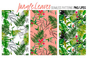 Jungle Leaves. Watercolor Set, a Pattern Graphic by Irina Dolgikh (Thumbnail 3 of 8)