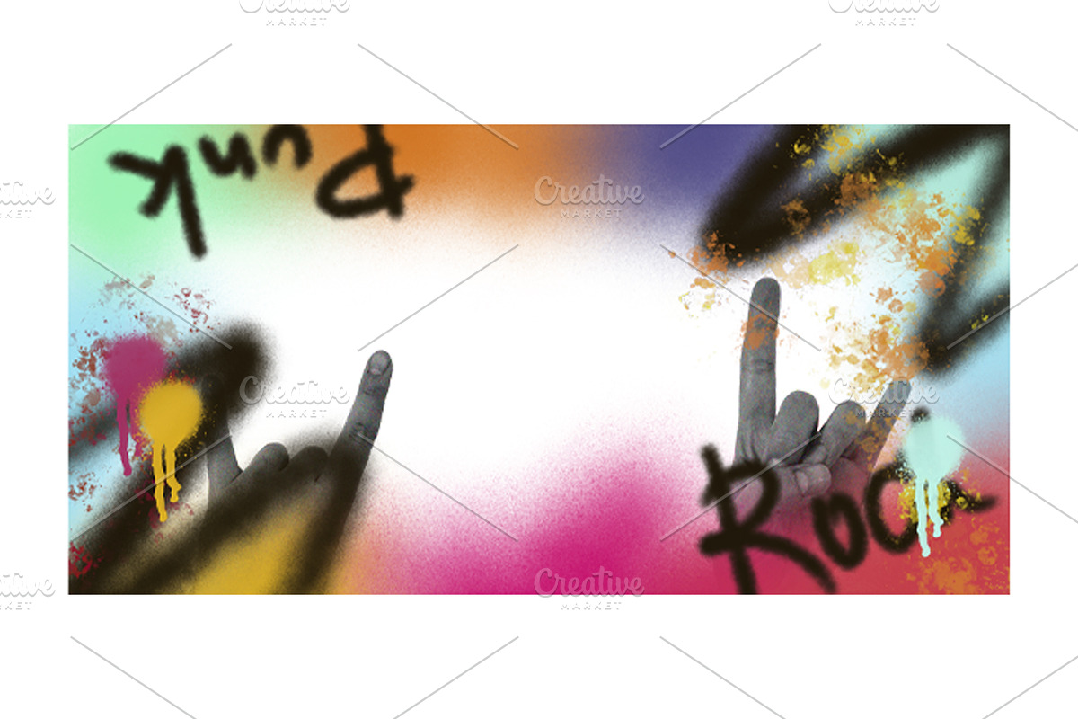 Hands gestures halftone collage, an Object Graphic by SaintPic illustrations (Photo 10 of 10)