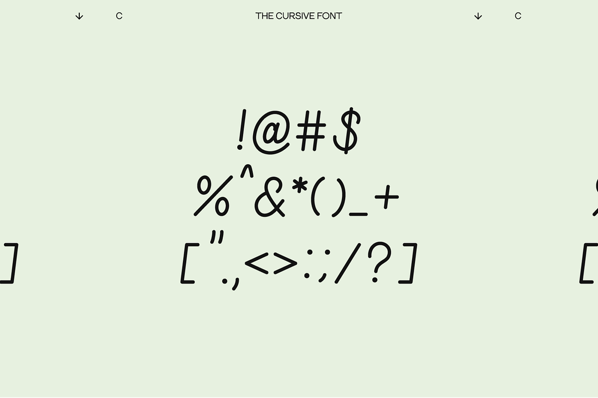 THE CURSIVE FONT, a Font by THE BOLD FONT. (Photo 3 of 9)