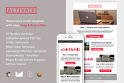 Activate Email Template + Builder, an Email Template by Digico (Thumbnail 1 of 5)