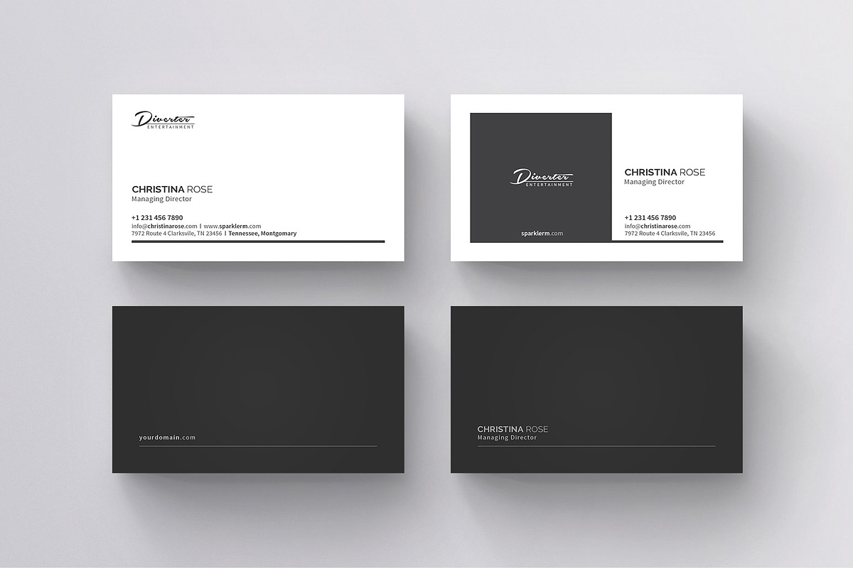 Business Card, a Business Card Template by Diverter (Photo 3 of 3)