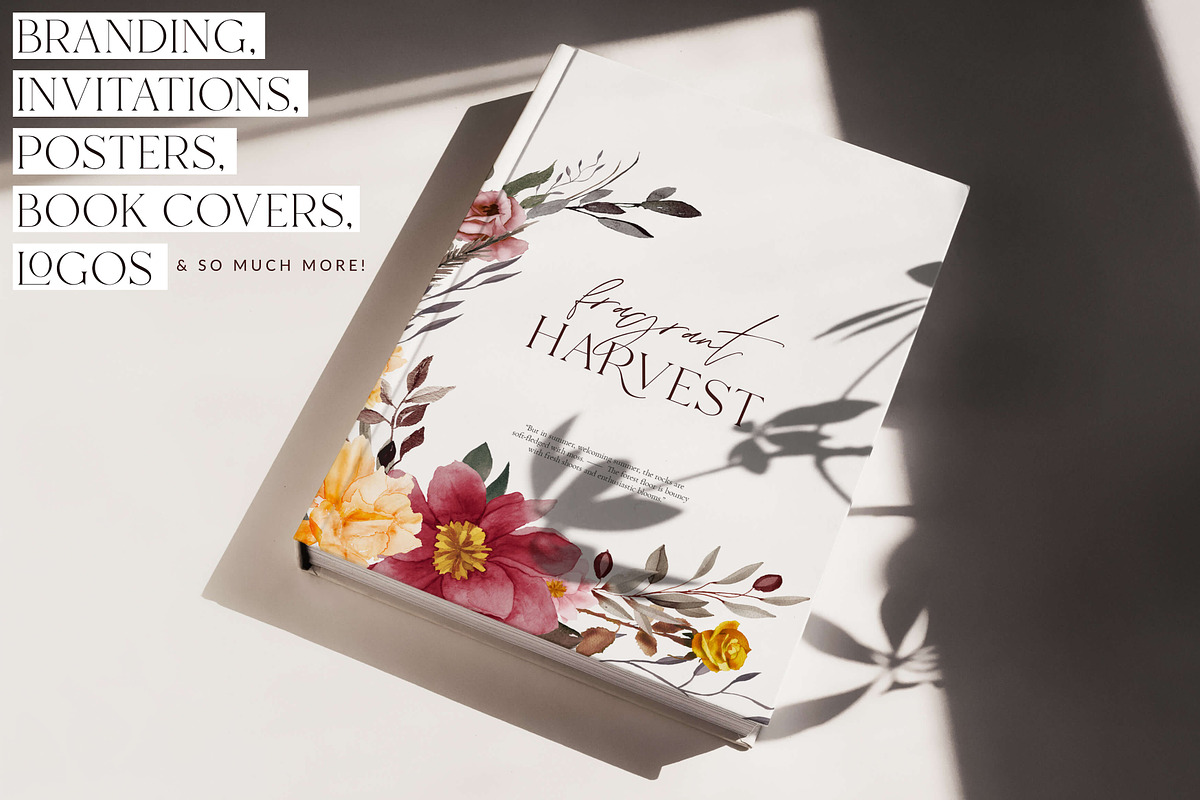 Fragrant Harvest - Fall Clipart, an Illustration by The Autumn Rabbit Ltd (Photo 3 of 11)