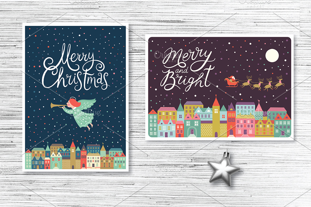 Christmas Cards, an Illustration by lenlis (Photo 1 of 4)