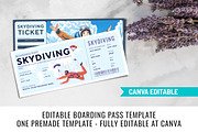 Skydiving Gift Ticket Canva Template, an Invitation Template by Snapybiz (Thumbnail 6 of 10)