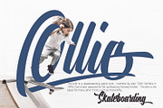 Onthel - Logotype brush font, a Script Font by Ridha-38.lineart (Thumbnail 5 of 12)