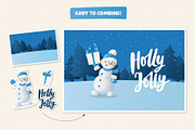 Christmas design collection, a Decorative Illustration by Olga Proz (Thumbnail 9 of 11)