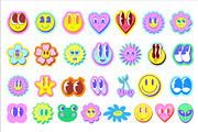 FEEL GOOD STICKERS PACK Y2K DESIGN, an Object Graphic by craftlove (Thumbnail 5 of 10)