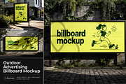 Outdoor Advertising Billboard Mockup, an Advertising Mockup by Pitchlook.Studio (Thumbnail 1 of 4)