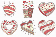 Whimsical Sweet Valentine Clipart, an Illustration by Libby Wishes (Thumbnail 6 of 8)
