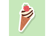 Hand painted bakery set stickers, a Food Illustration by okskukuruza (Thumbnail 1 of 3)