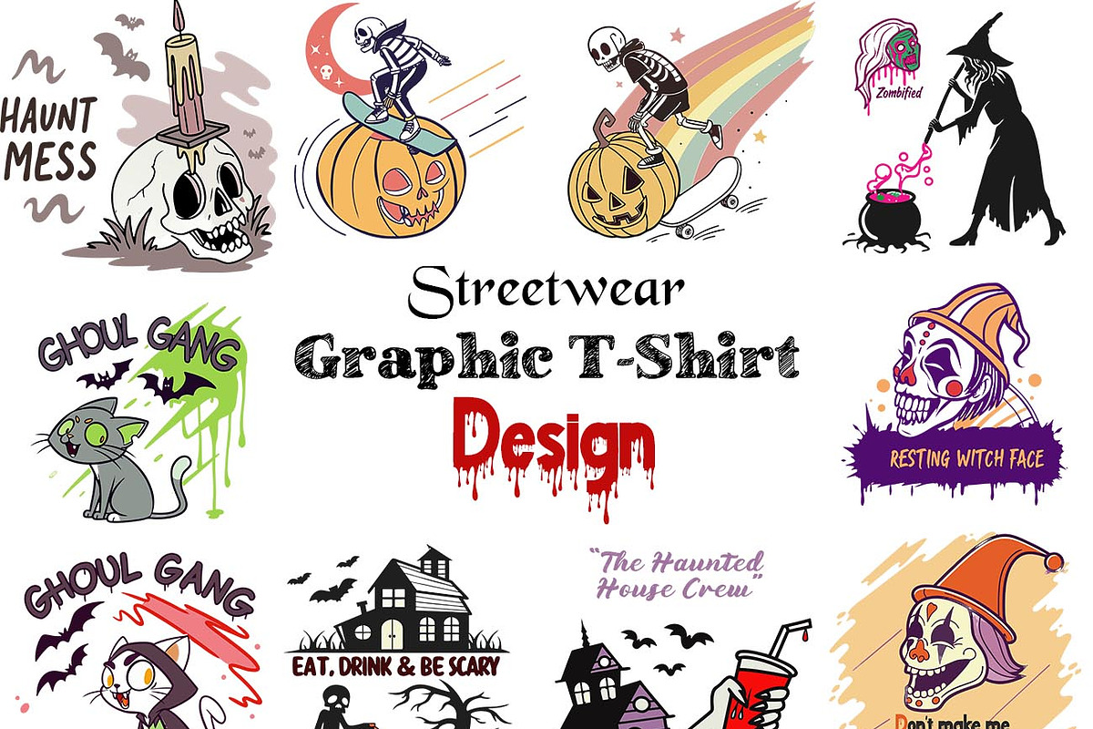 Streetwear Graphic T-Shirt Design, a Design Template by Studio Retouch (Photo 1 of 11)