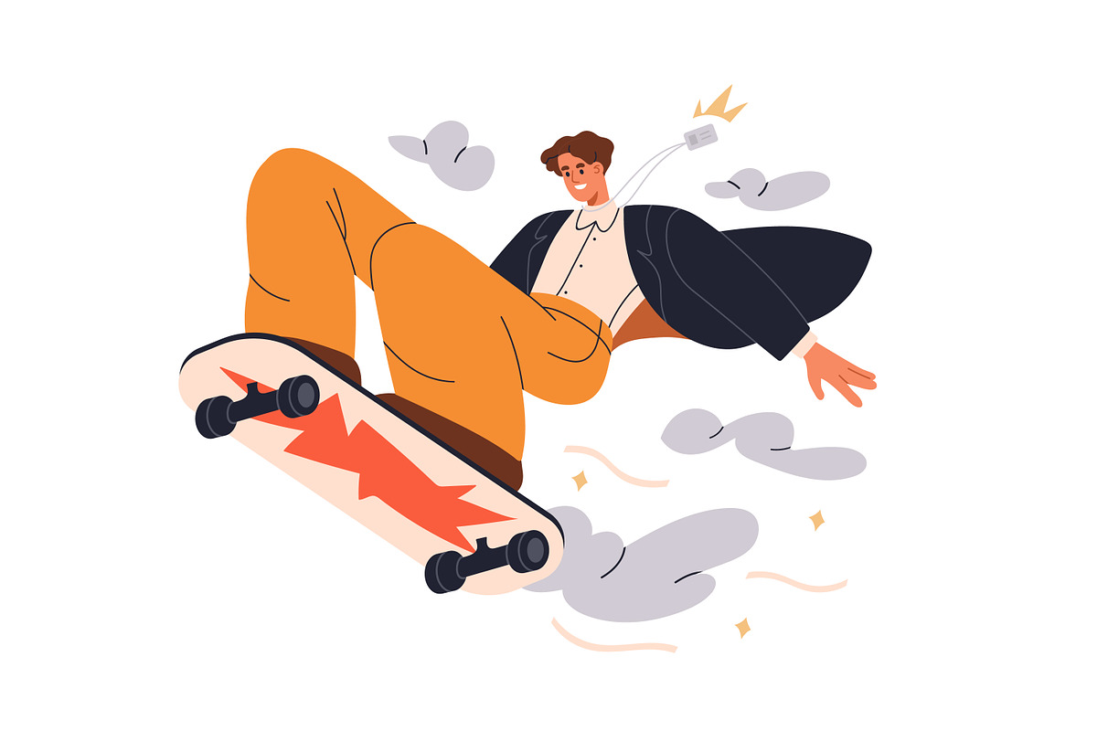 Active people in motion concept set, a Person Illustration by Good Studio (Photo 9 of 17)