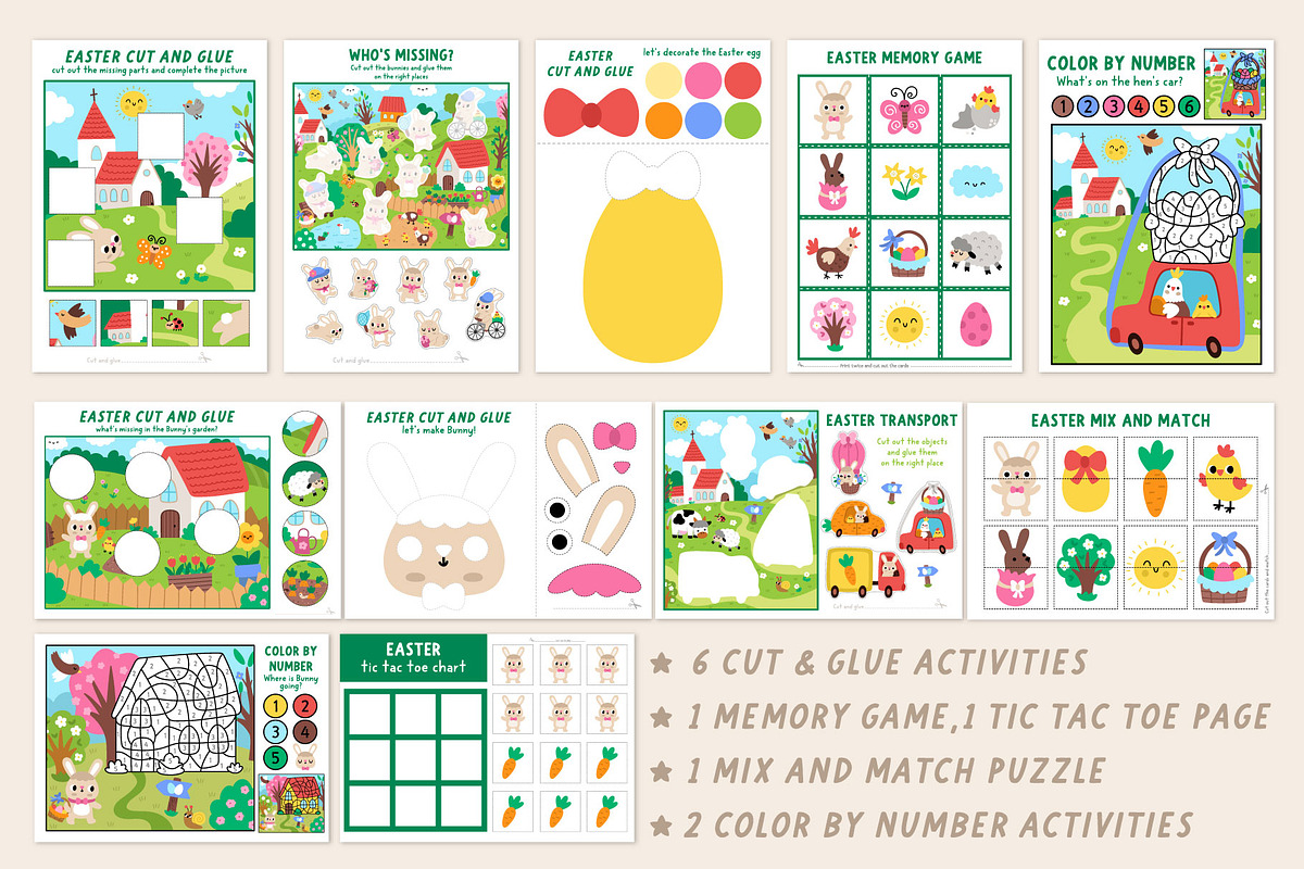 Easter village games and activities, an Education Illustration by Lexi Claus (Photo 8 of 15)