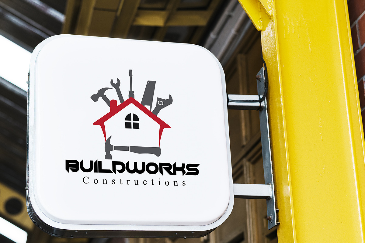 House Repair Logo Design, a Branding & Logo Template by YUDesignStore (Photo 2 of 7)