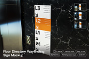 Floor Directory Wayfinding Mockup, an Advertising Mockup by herutage (Thumbnail 1 of 4)
