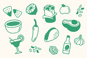Tex Mex Illustrations, a Food Illustration by Haleigh Peterson Studio (Thumbnail 2 of 8)
