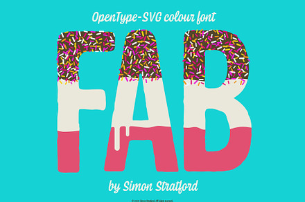 Display Font — Fab Ice Lolly, a Sans Serif Font by Itsmesimon
