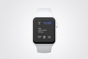 Clay Apple Watch Mockup 04, a Wearable Device Mockup by Mockups by Carlos Viloria (Thumbnail 1 of 3)