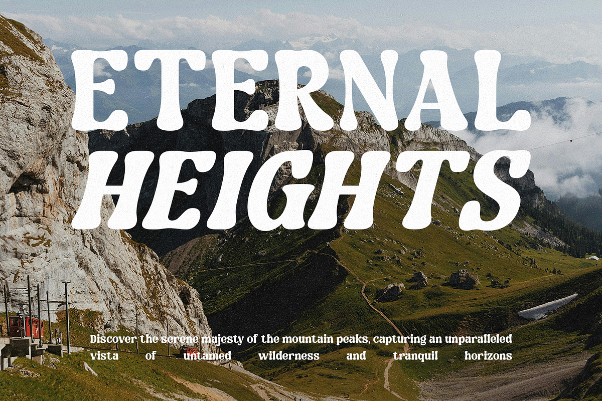 Guffier - Retro Display Typeface, a Serif Font by Typetemp Studio (Photo 9 of 12)