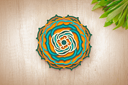3D Rose Flower Mandala - SVG Cut Fil, a Decorative Illustration by Arshad Ali (Thumbnail 7 of 8)