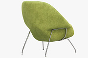 Womb Chair and Ottoman 3d model, a Furniture 3D Model by 3dmitruk (Thumbnail 5 of 15)