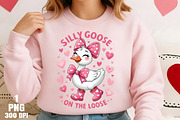 Silly Goose on the Loose Valentine P, an Illustration by Daily.Designs (Thumbnail 2 of 5)