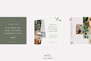 Organic Social Media Templates, a Social Media Template by CreativeWilderness (Thumbnail 4 of 8)