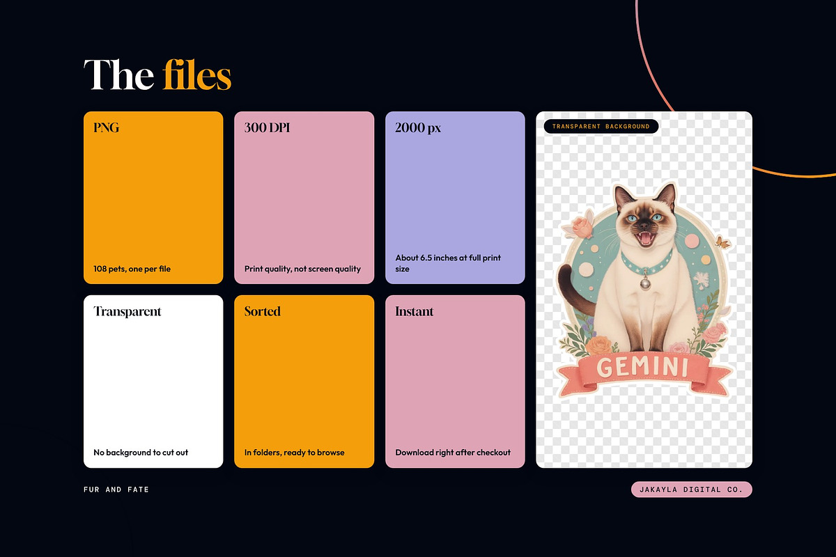 Fur & Fate Zodiac Pet Clipart 100+, an Object Graphic by Jakayla Digital Co (Photo 8 of 9)