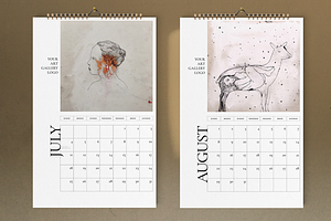 Art Calendar 2021 Template