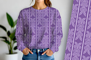 Purple Tropical Stripe Seamless, a Pattern Graphic by Sharon Schwalbe (Thumbnail 3 of 5)