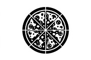 Pizza Slice Silhouette Shapes, an Object Graphic by Designs_River (Thumbnail 2 of 3)