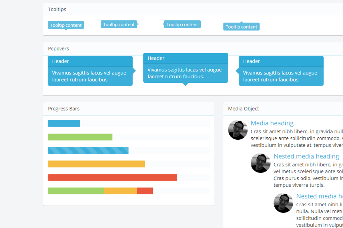 Bootstrap 3.0. RC2 theme white-blue, a Bootstrap Template by Bootstraptor (Photo 4 of 5)