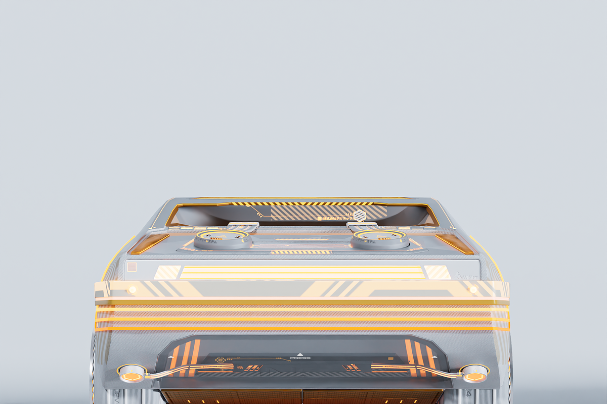Sci-fi concept car, a Cars & Vehicle 3D Model by Snji | 3D Models (Photo 4 of 8)