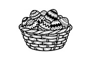 Easter Basket Vector Silhouette Bund, an Illustration by Designs_River (Thumbnail 10 of 51)