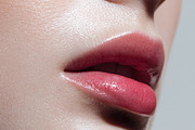 Woman's glossy pink lips and healthy skin showing beauty, makeup, a Beauty & Fashion Photo by Studio ANNA (Thumbnail 1 of 2)