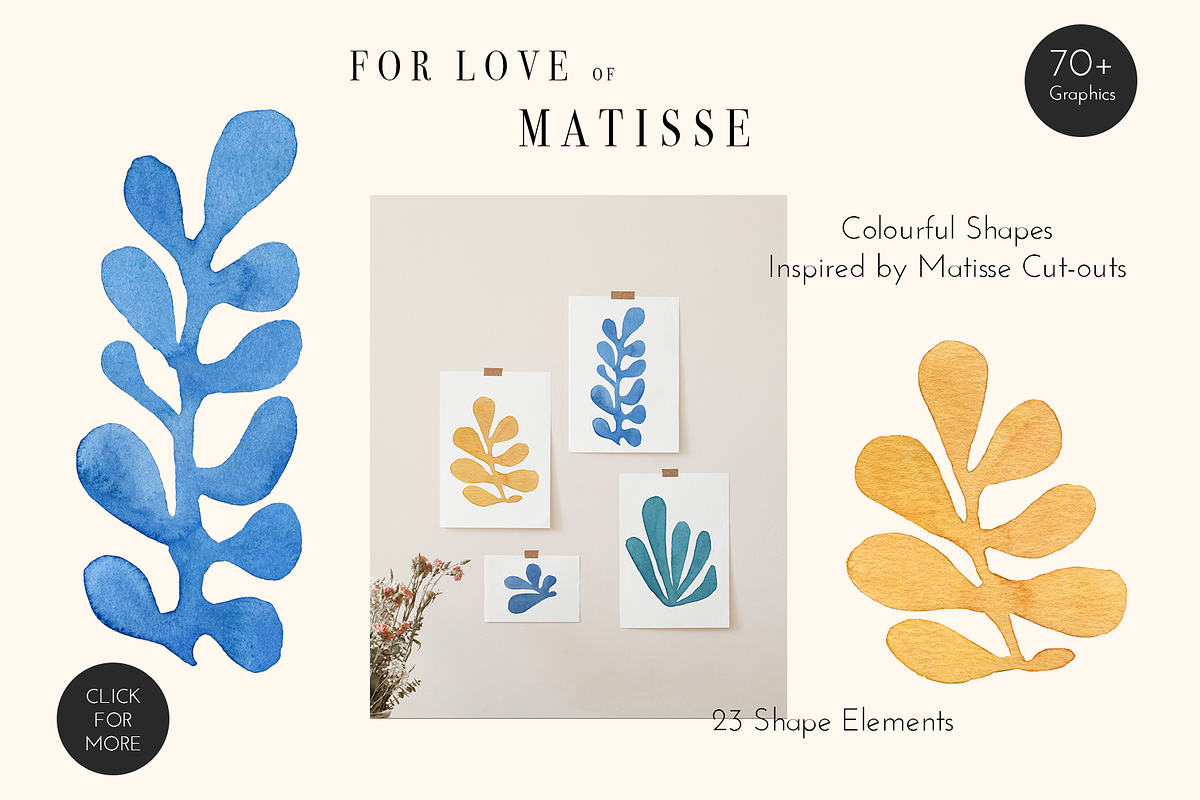 For Love of MATISSE - Watercolor Art, an Illustration by Ines Beatriz (Photo 2 of 7)