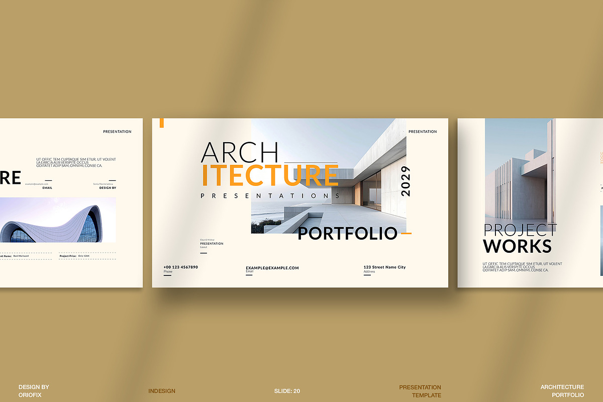Architecture Portfolio Presentation, a Presentation Template by Oriofix (Photo 4 of 9)