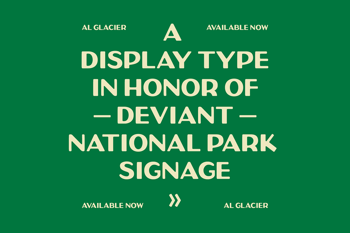 AL Glacier, a Sans Serif Font by Adam Lock (Photo 2 of 6)