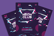 Neon Club flyer, a Flyer Template by AdamHasan (Thumbnail 2 of 3)