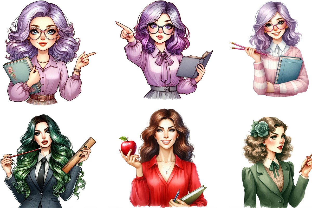 Back to School Teacher Sublimation, an Illustration by Designking (Photo 2 of 4)