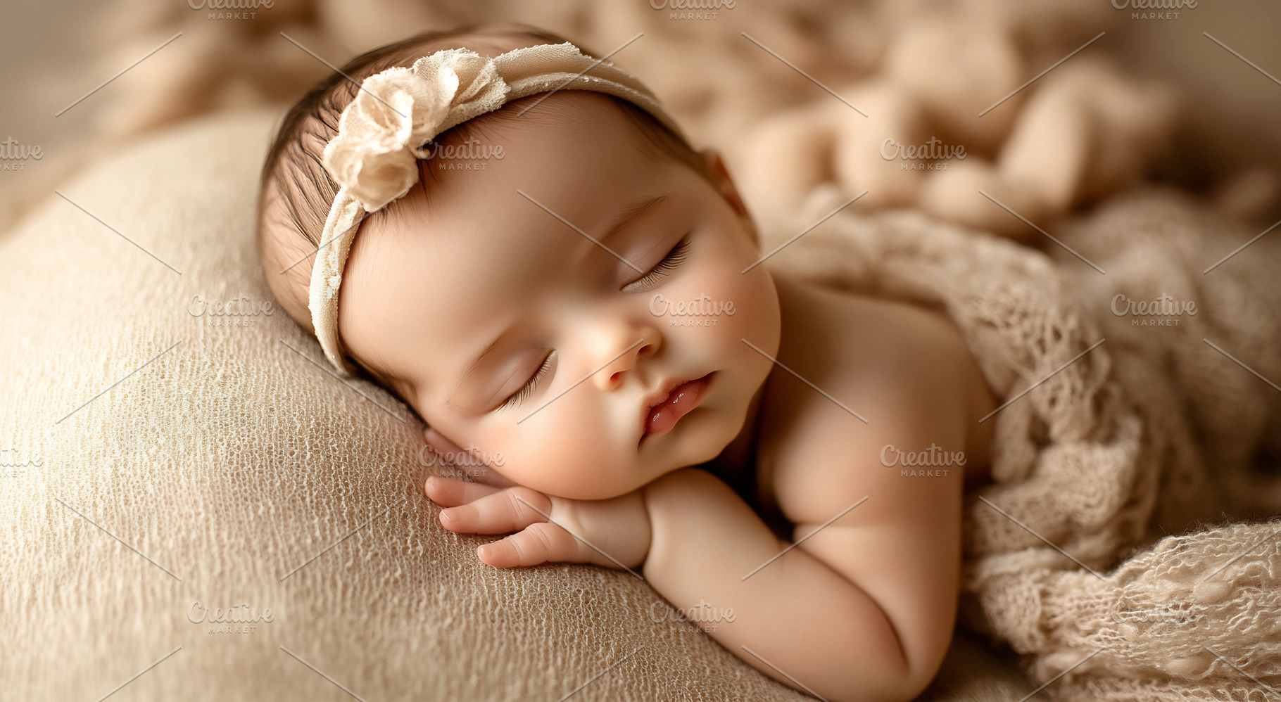 Baby girl sleeps soundly, a Person Photo by Beautiful things