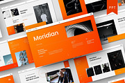 Meridian – Business PowerPoint, a Presentation Template by Dens Creative Studio (Thumbnail 1 of 6)