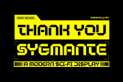 Sygmante – Modern Sci-Fi Display, a Sans Serif Font by Drizy (Thumbnail 10 of 10)