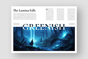 Enchanted Forest Magazine Template, a Flyer Template by Shajib Shikder (Thumbnail 5 of 9)