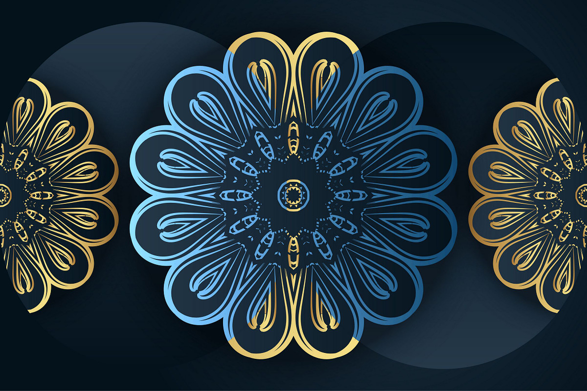 Mandala Circular Pattern Vector Pack, a Background Graphic by NJ Himel (Photo 72 of 95)