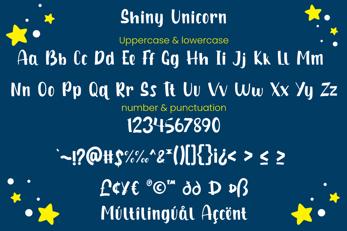 Shiny Unicorn - Display Font, a Font by Attype (Photo 8 of 8)