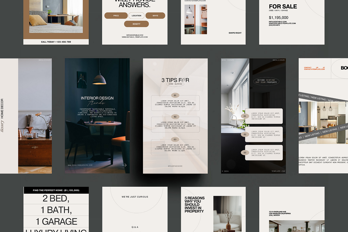 Real Estate Social Media Templates, a Social Media Template by Prapti Design (Photo 5 of 14)