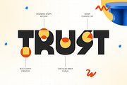 Vamor Display Creative Branding Font, a Sans Serif Font by Sensatype (Thumbnail 9 of 12)