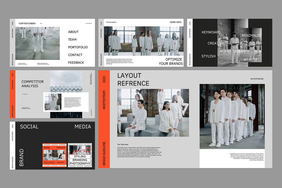 Whitestrom Brand Guide PPTX, a Presentation Template by Identy Studio (Photo 4 of 10)