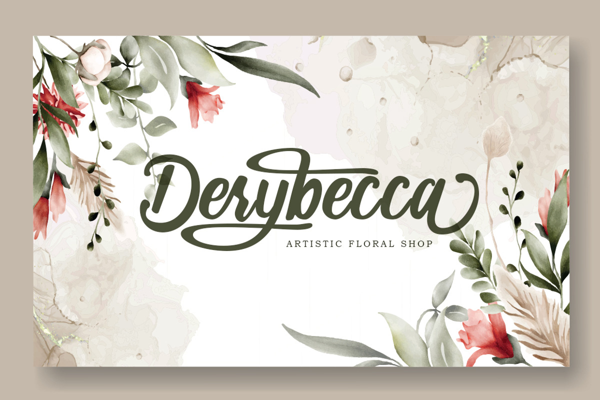 Bridgera Script Font, a Script Font by akrtype (Photo 2 of 7)